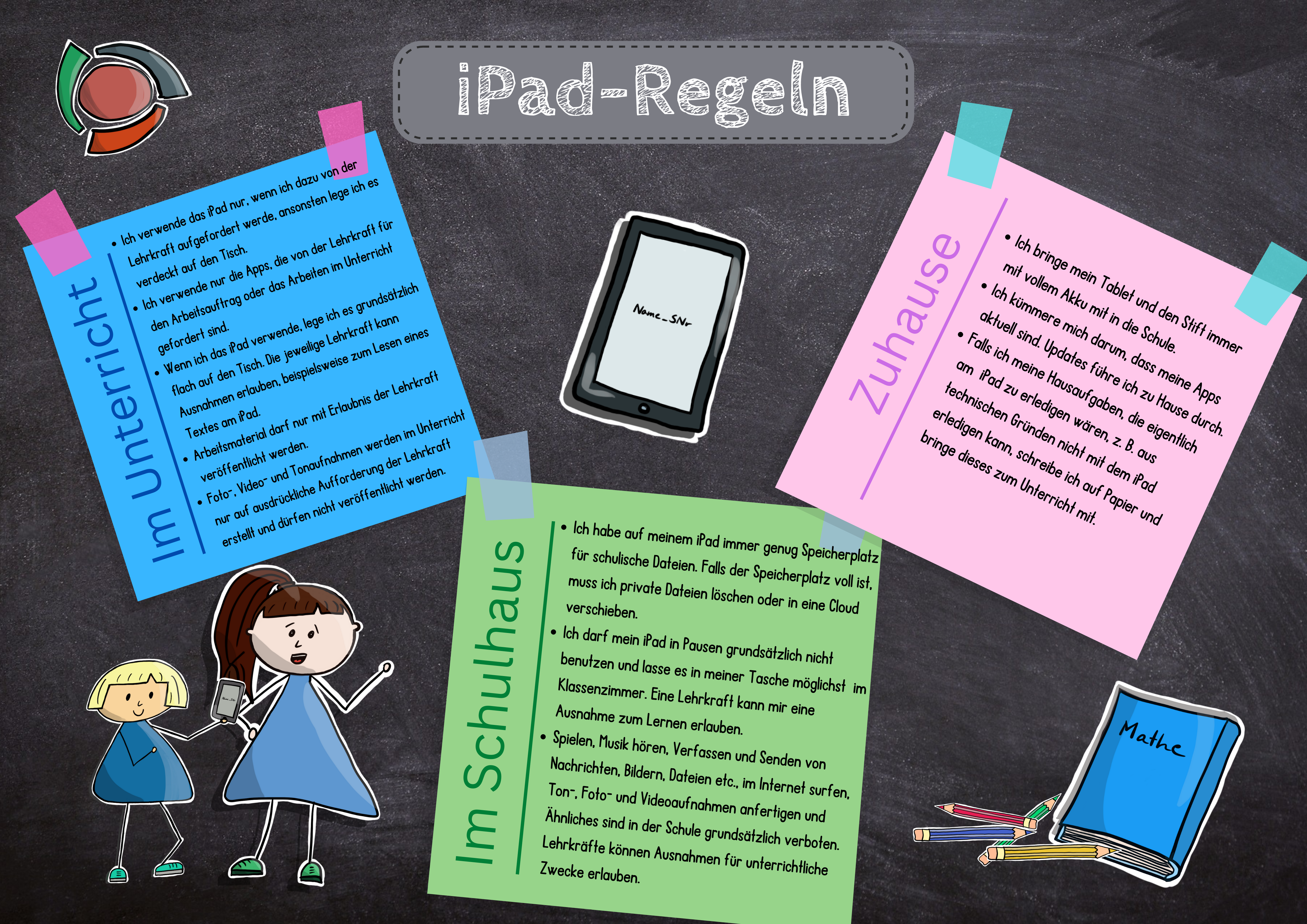 Plakat_iPad-Regeln